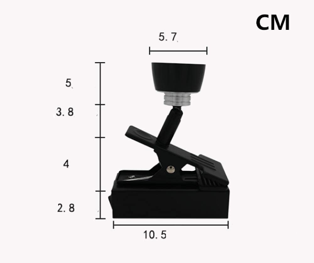 Luci A Clip Lampada Pinza Luce da Lettura Luce da Lettura Clip LED Wireless Battery Light Mini Semplice Surface Super Bright Super Bright Clip Removible Clip Spotlight-3 Piastrelle Bianche