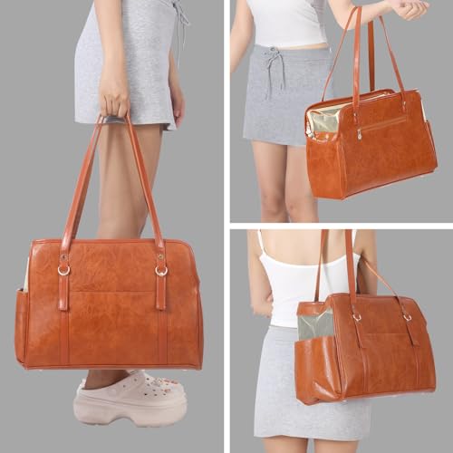 Lasaviin 8013 Dog Carrier Purse, Fashion Leather Pet Carrier thumb #5