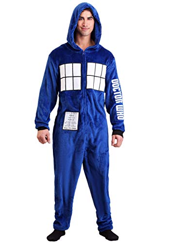 MJC International Group, LLC Doctor Who Adult Tardis Union Suit Large/X-Large Blue