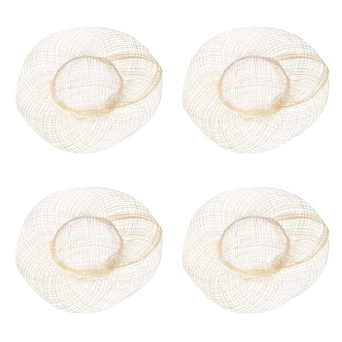 Chapeaux de paille miniature de 15,2 cm pour poupée et loisirs créatifs x4