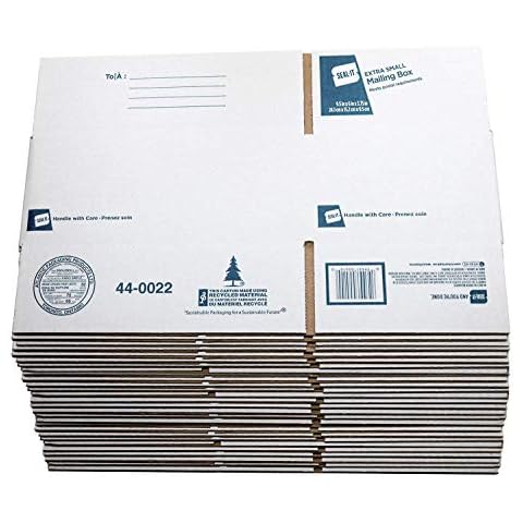 Seal-It Mailing Box, Extra Small, 25 Pack, 9.5" x 6" x 3.75" Cover