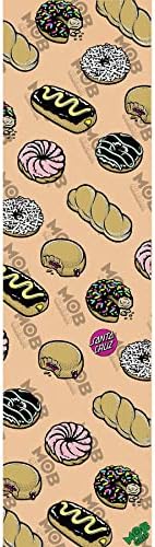 Mob Skateboard Griptape Santa Cruz Donuts Clear 9" x 33" Grip Sheet