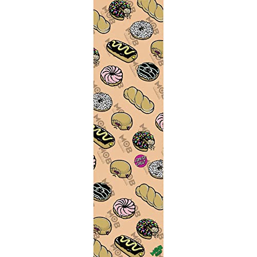 Mob Skateboard Griptape Santa Cruz Donuts Clear 9" X 33" Grip Sheet #TOP9