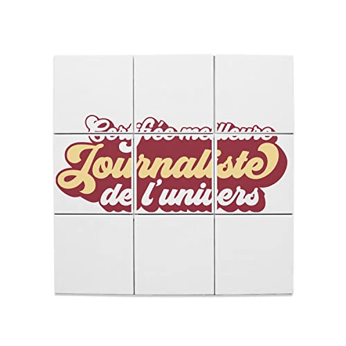 Carreaux céramique décoratif de 15,2 cm cadeau idéal pour femme journaliste