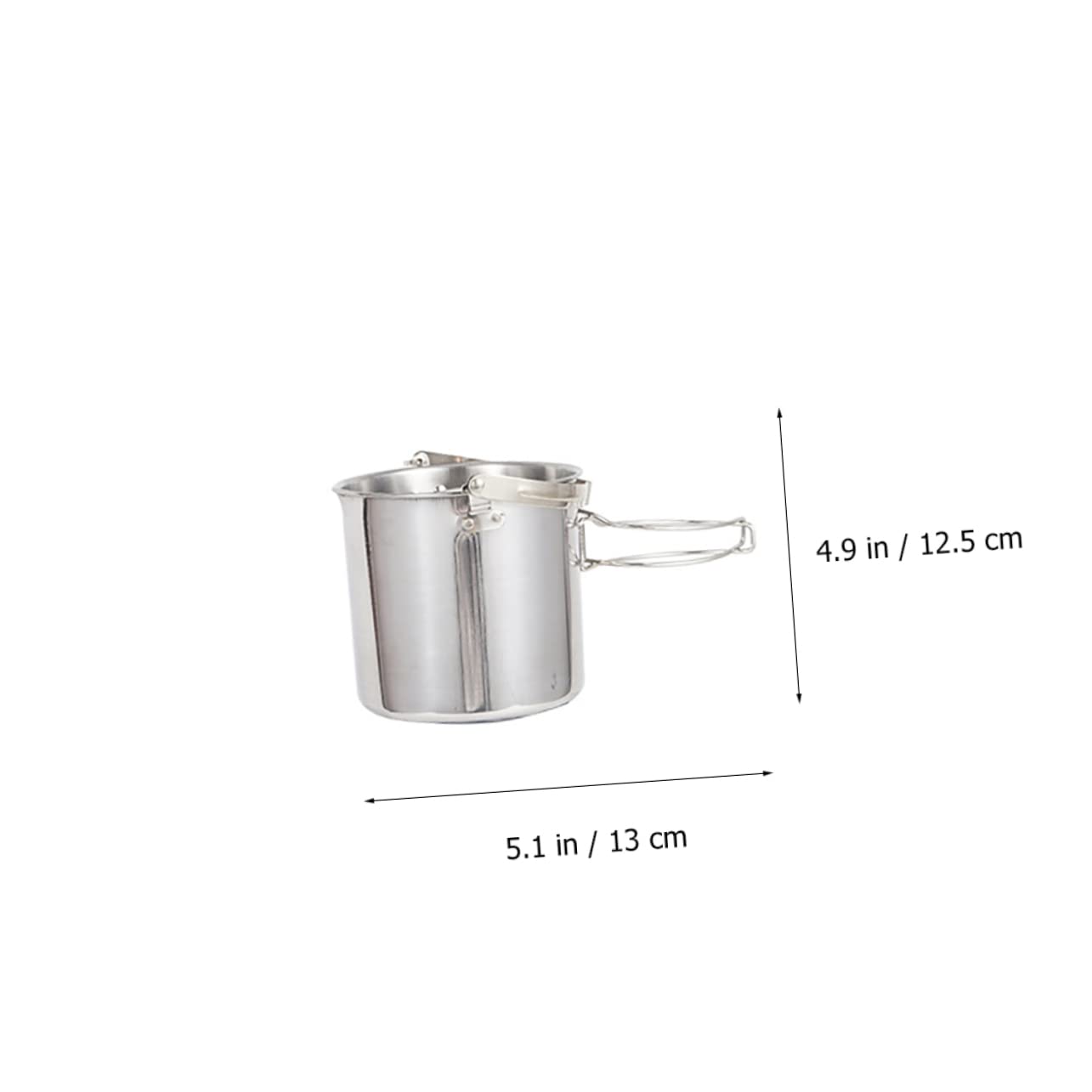 Toddmomy Kit Couvert Camping Bouilloire Randonnée Ustensiles Pique- Vaisselle Extérieur Bol Cuisine