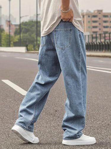 Image of KOTTY Mens Mid Rise Straight Jeans