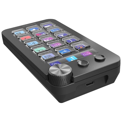 Teclas LCD personalizables en el Control Deck Mars Gaming MSD-Neo con software avanzado 6