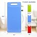MZD Plastic Rectangle Washboard Washing Clothes Board 50cm Long (Blue)
