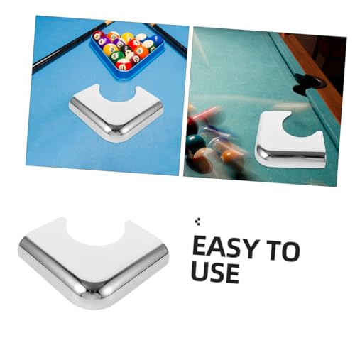 Protection d'angle pour table de billard en fer argenté idéale pour bars - 3