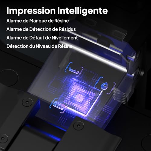 ELEGOO Saturn 4 Ultra 16K Imprimante 3D Résine avec Couvercle Rabattable – vue 6