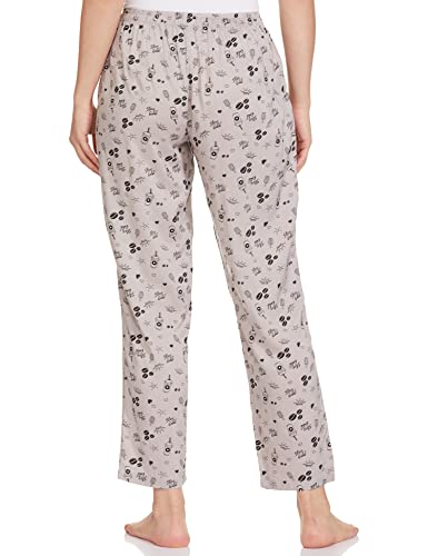 Image of Van Heusen Women's Printed Lounge Pants | Drawstrings & Side Pockets | Ultra Soft Fabric | Relaxed Fit | At home pyjamas | Everyday Comfort | Printed | Style 55306 | Available in Pack of 1 & 2