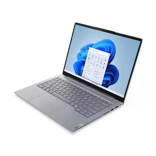Image of Lenovo ThinkBook 14 14 inch WUXGA 1920x1200 IPS Laptop, 16-Core Intel Ultra 9 185H, 64GB DDR5, 2TB SSD, Intel GPU, TB4 Wi-Fi 6E Backlit KB Fingerprint 1080p FHD Camera, Win11 Pro w /ONT 32GB USB
