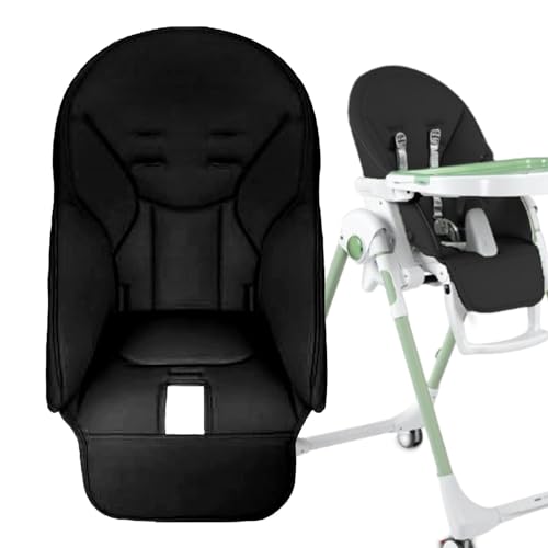 Image of Generic High Chair Covers for Baby, High Chair Cushion, Universial Replacement Cover for Pegs Perego, Siesta Zero3, Baoneo, Kosmic Janés, Refer to description, Black