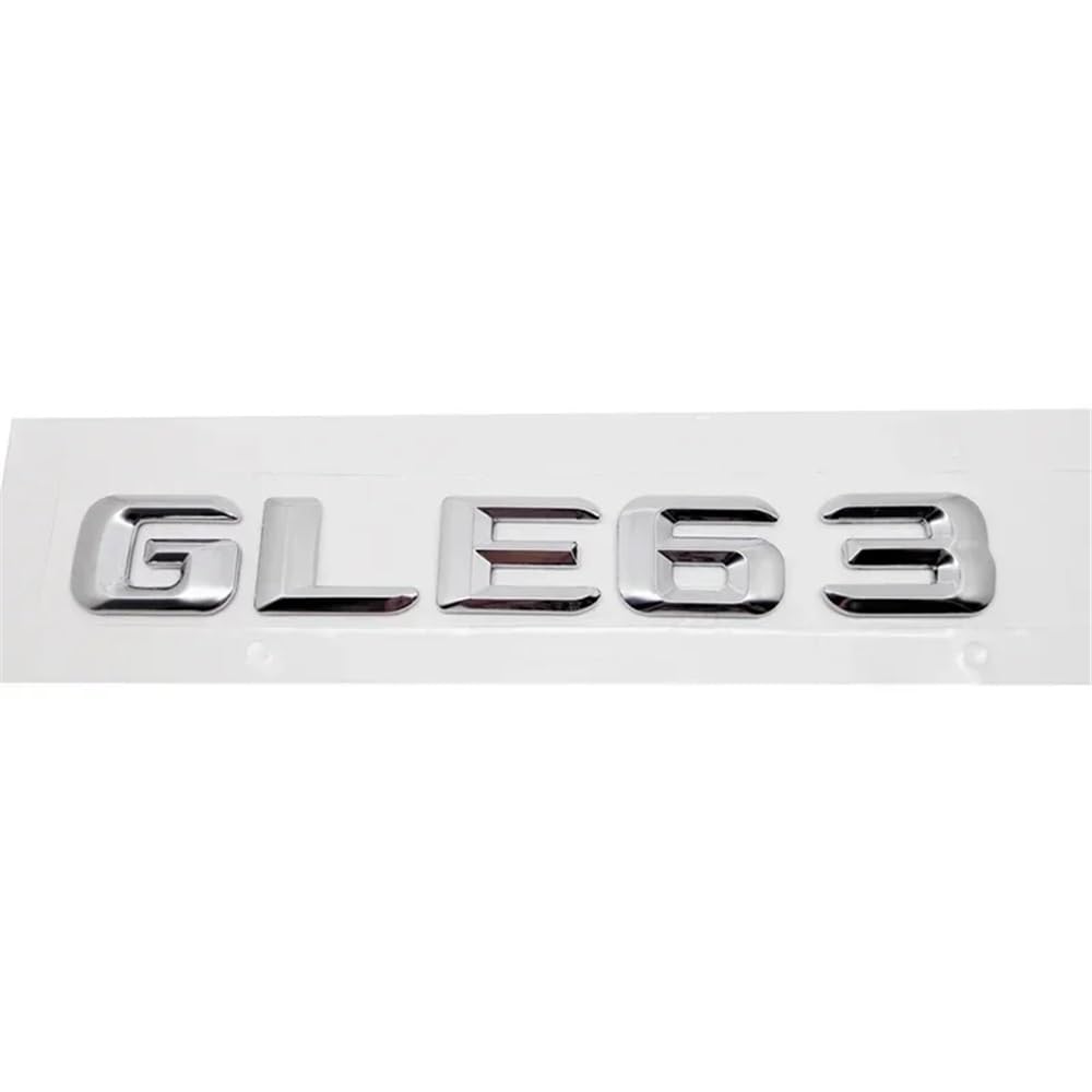 YTQMoreBNZ YYDStes Car Rear Trunk Sticker Tail Number Emblem Compatible With Mercedes Benz GLE43 GLE63 GLE300 GLE320 GLE350 GLE400 GLE450 GLE500 GLE550