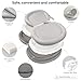Mamatepe Baby Changing Pad, Waterproof Wipe-Clean PU Foldable On-the-Go Travel Mat, Non-Slip with Adjustable Safety Belt for Dresser & Changing Table, 30