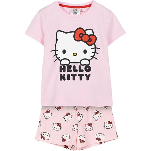CERDÁ LIFE'S LITTLE MOMENTS Niños Y Niñas Cómodo Y Divertido – Pijama Hello Kitty Ideal para Descanso Y Juego Set di Pigiama, Rosa, 4 Anni (Pacco da 2) Unisex-Bambini e Ragazzi