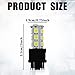 QKYS 10PCS 3157 Car Brake Light, T25-5050-18SMD Led Bulb, Super Bright 6500K 1.8W Low Power Reversing Light Turn Signal Light Bulb Brake Light Replacement Bulb, Suitable for Most Models (White)