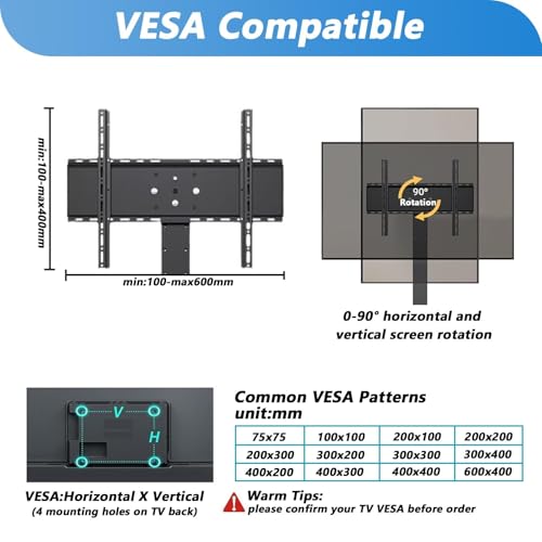 Soporte móvil para TV de piso para pantalla de 32-75 pulg miniatura 4