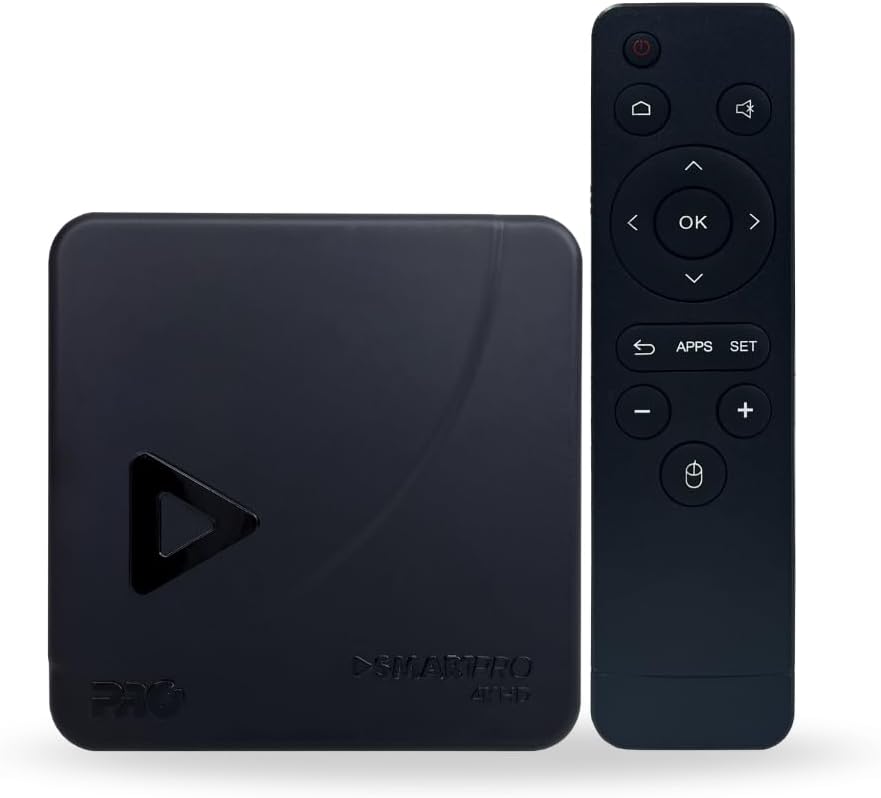 SMARTPRO 4K TV BOX ANDROID VERSAO 10 PROSB-3000/16GB – PROELETRONIC