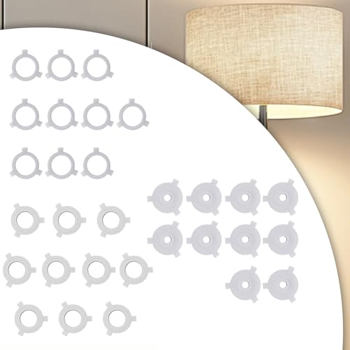 Image of Enakshi 10 Pieces Lamp Shade Reducer Rings Lamp Rings Sturdy Lamp Accessories Washer E27 to E26|Home & Garden|Lamps, Lighting & Ceiling Fans|Lamp Shades