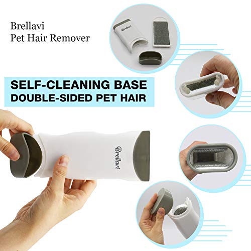 Brellavi PET BRUSH Hair Remover For Cats Dogs: Reusable Fur Removal Brush thumb #3