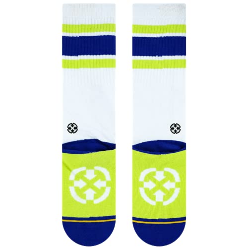 MERGE4 Haven Tall Green Youth Crew Socks3