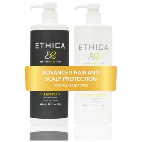 Shampoo and Conditioner. Clarifying & Deep Conditioning. Promotes Strong Healthy Hair, Scalp Health, and Hair Growth, 32 Oz Cover