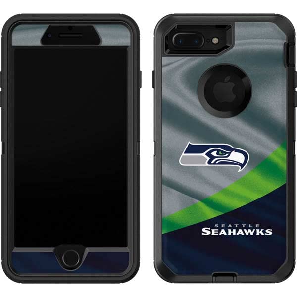 Skinit Decal Skin Compatible with OtterBox Defender iPhone 7 Plus - Officially Licensed NFL Seattle Seahawks Design