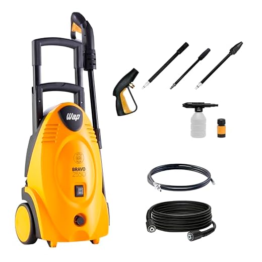 WAP Desobstruidora E Lavadora De Alta Pressão Wap Bravo Ultra 2550 1700W 1800Psi Com Mangueira De Desobstrução 220V