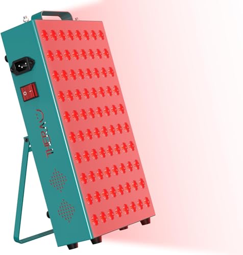 I-THERA-U Aparato de Terapia con Luz Roja, 80-LEDs 400w 660nm Lámpara de Luz Roja&850nm Lámpara de Infrarrojos Panel Facial de Terapia con Luz Roja para Control de Peso y Dolor