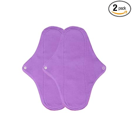 Magic Moon Reusable Sanitary Napkin Menstrual Period Pad Panty Liners Washable (PACK OF 2) (L)