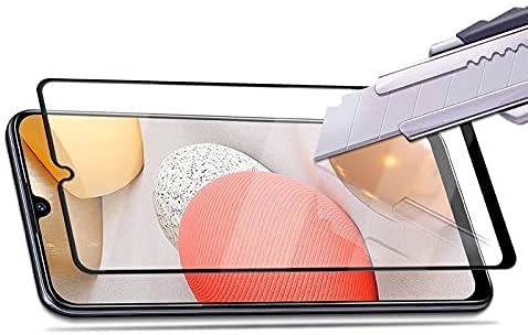 Image of Screen Protector for Samsung Galaxy A42 (5G) | M42 (5G) (Black) Tempered Glass Edge-to-Edge 6D Screen Guard With Installation Kit