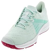 Wilson Mädchen Tennisschuhe, KAOS 3.0 JR, Hellgrün/Weiß/Pink, 35 2/3 EU, Für alle Bodenbeläge, Alle Spielertypen, WRS328170E030