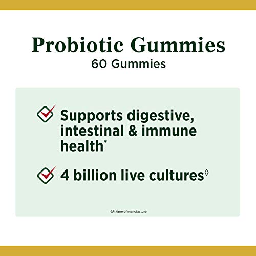 Nature's Bounty Probiotic Gummies For Immune Health & Digestive Balance, 60 Gummies #TOP1