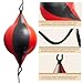 Qsvbeeqj PU Leather Boxing Wrecking Balls Heavy Hanging Workout Speedball Speed Balls Boxing Sport Round Bags