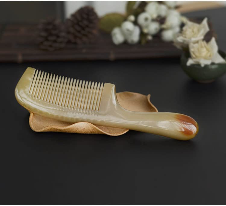 Amazon | 牛角櫛一本 ヘアコーム 櫛くし 頭皮マッサージ 髪 ヘア