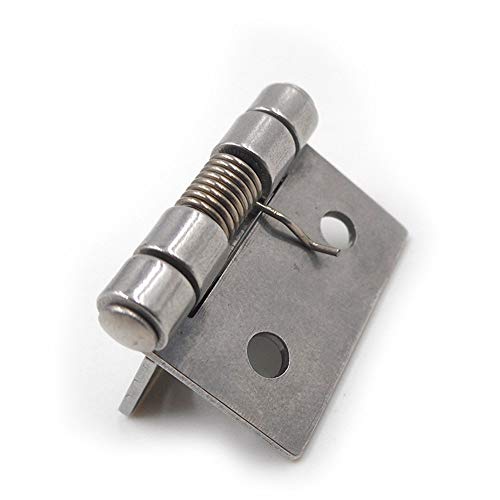 Rzdeal 10Pcs Small Spring Iron Hinges Push And Pull Two-Way Hardwares For Furniture Case Box(Diy) #TOP2