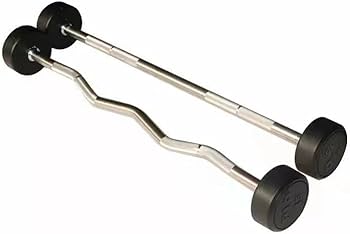 ★在庫処分価格★ストレート30kgフィックスドバーベル Amazon | フィロソフィージムラバー固定バーベル、30ポンド