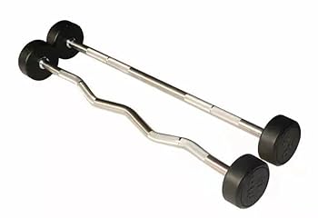 Amazon.co.jp: 10kg フィックスドバーベル カーブタイプ EZバー