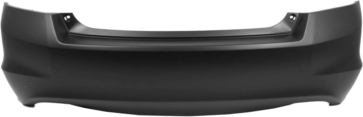 Primered, Rear Bumper Cover Replacement for 2008-2012 Honda Accord Sedan 4 Door 08-12, HO1100245