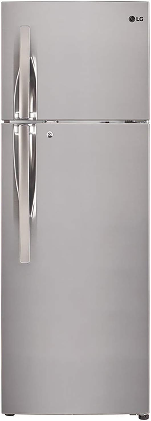 LG 308 L 2 Star Smart Inverter Frost-Free Double Door Refrigerator (GL-T322RPZY, Shiny Steel, Convertible)