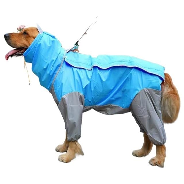 Poncho pour animaux de compagnie ajusté contre le vent et les éclaboussures de boue
