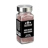 The Spice Lab Kala Namak Black Salt - Indian Himalayan Black Salt - French Jar - Vegan Kala Namak...