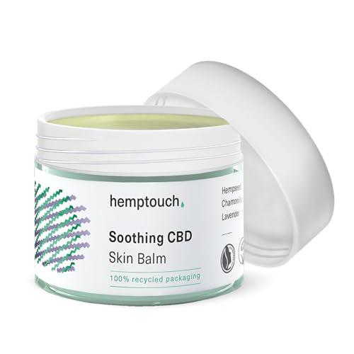 Hemptouch Beruhigender Hautbalsam mit Hanföl (50ml) – Stärkt die Hautbarriere und beruhigt trockene, gereizte Haut. Lindert das Gefühl von Juckreiz und reduziert Spannungsgefühle. Hemptouch Beruhigender Hautbalsam mit Hanföl (50ml) – Stärkt die Hautbarriere und beruhigt trockene, gereizte Haut. Lindert das Gefühl von Juckreiz und reduziert Spannungsgefühle.