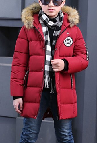 Leeharu Cappotto lungo Bambino Ragazzo Giacca