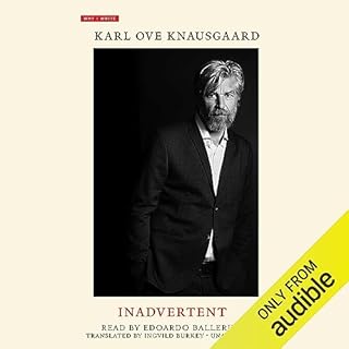 Inadvertent Audiolibro Por Karl Ove Knausgaard, Ingvild Burkey - translator arte de portada