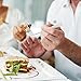 Angled Fork Spoon Adaptive Utensils Self Eating Utensils Curved Cutlery Utensils Assist Tableware Left-Handed for Adults Elderly Patient