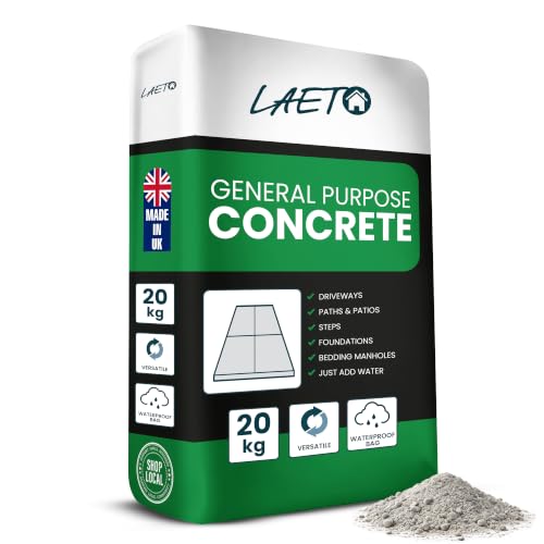 Laeto General Purpose Fast Set Concrete Ready Mix for Outdoor Repairs