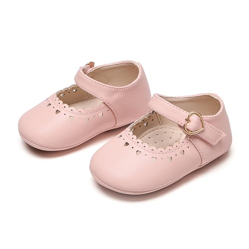 Image of PHIRAMIN Toddler Girl Mary Jane Dress Shoes-Little Girl School Uniform Shoes for Wedding Party