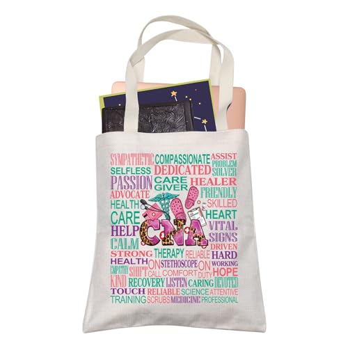 Sac fourre-tout CNA en toile de taille Medium pour infirmière